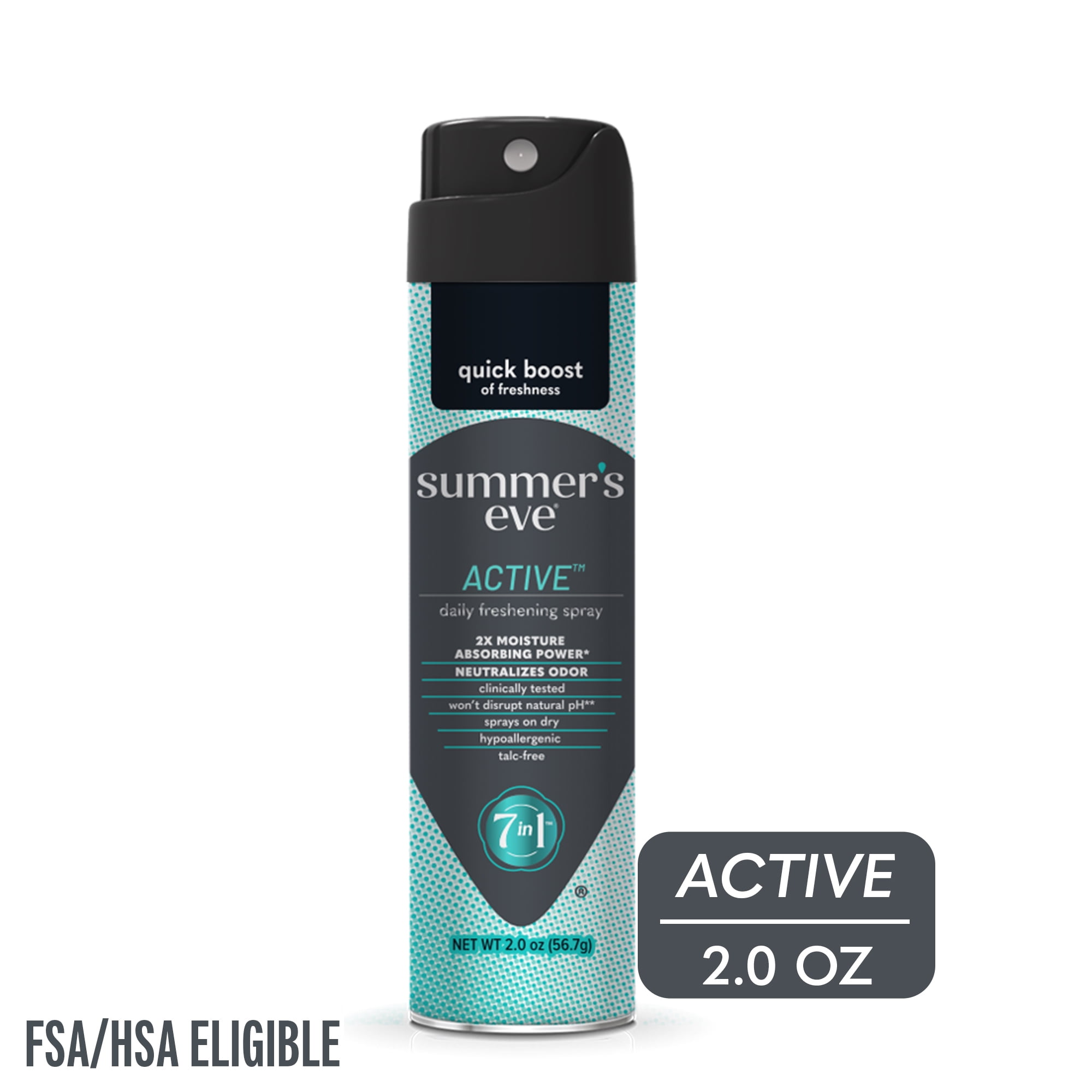 Summers Eve Active Daily Perfomance Feminine Spray, 2 oz