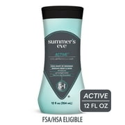 Summer’s Eve Active Daily Performance Feminine Wash for Adults, pH Balanced, 12 fl oz