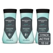 Summer s Eve Active Daily Performance Feminine Wash, pH Balanced, 12 fl oz bottle 3 Pack