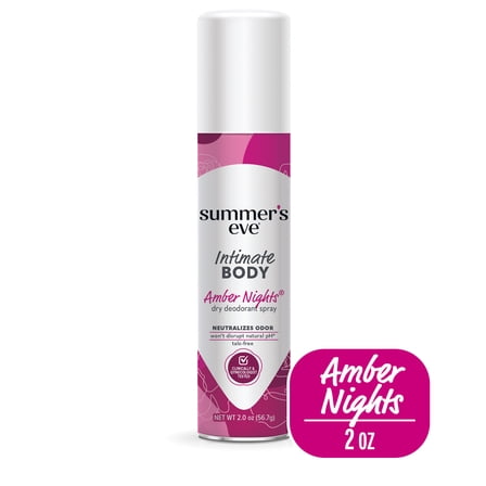 Summer's Eve Amber Nights Daily Refreshing Feminine Spray, 2 oz