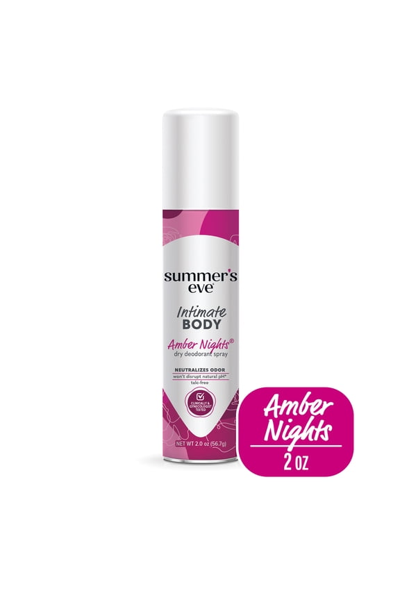 Summer’s Eve Amber Nights Daily Refreshing Feminine Spray, 2 oz