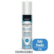 Summer's Eve Baby Powder Daily Gentle Feminine Spray, 2 oz