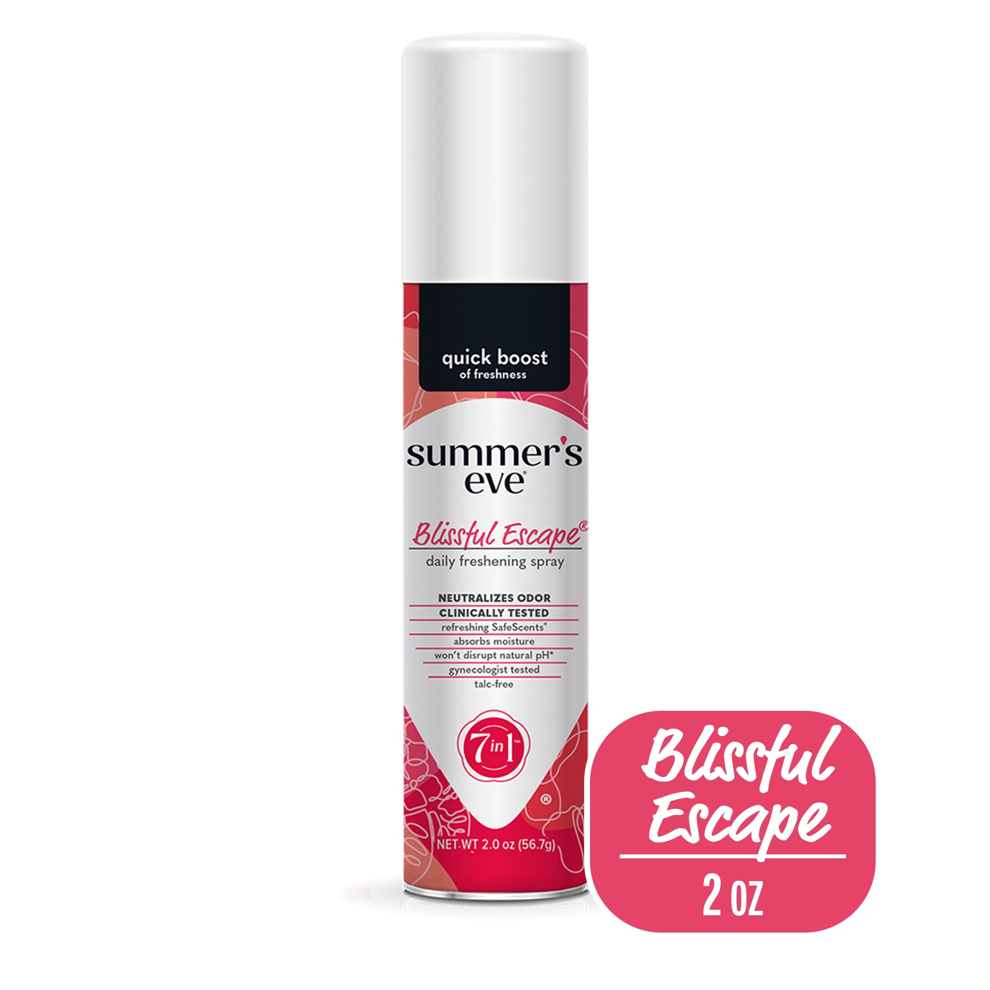 Summer's Eve Blissful Escape Feminine Spray, Travel Personal