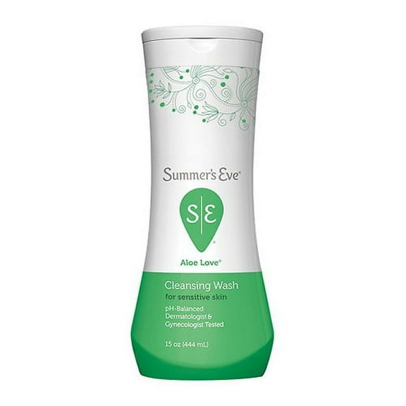 Summer's Eve Cleansing Wash For Sensitive Skin, Aloe Love 15 oz (Pack of 3)