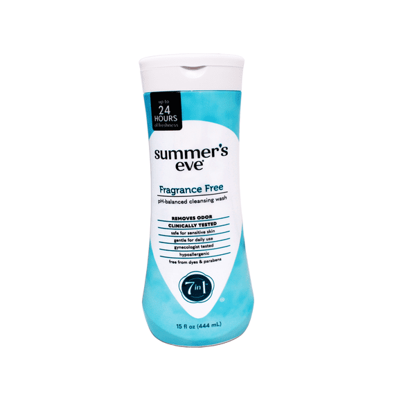 Summer's Eve Fragrance Free Feminine Cleansing Wash - 15 fl oz