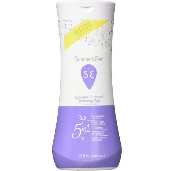 Summer's Eve [Delicate Blossom Cleansing Wash] 5 in 1 15 Oz