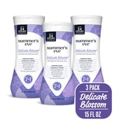 Summer's Eve Delicate Blossom Daily Feminine Wash, 15 fl oz, 3 Pack