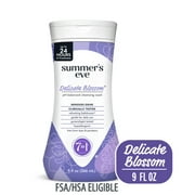 Summer's Eve Delicate Blossom Daily Feminine Wash, Removes Odor, pH Balanced, 9 fl oz