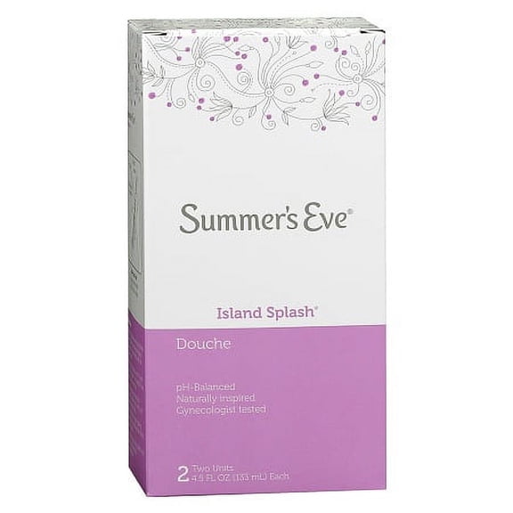 Summer's Eve Douche, Island Splash, 2 Units, 4.5 fl oz Each - 1 Pack