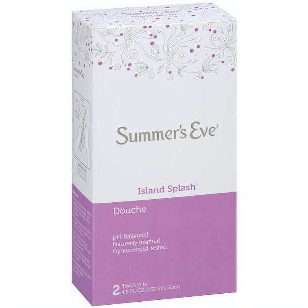 Summer's Eve Douche, Island Splash, 2 4.5 fl oz (133 ml) units