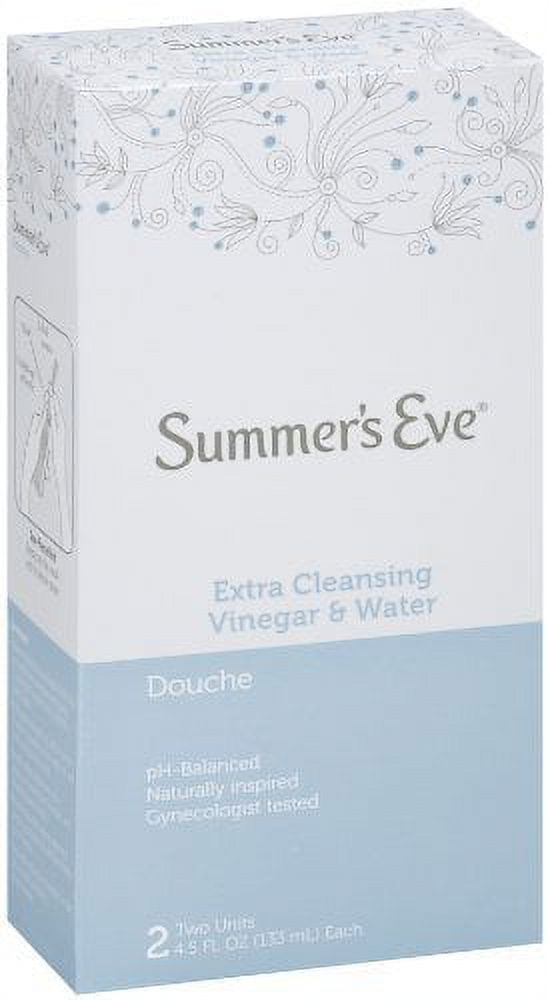 Summer's Eve Douche | Vinegar & Water | 4.5 oz Size | Pack of 1 | pH Balanced