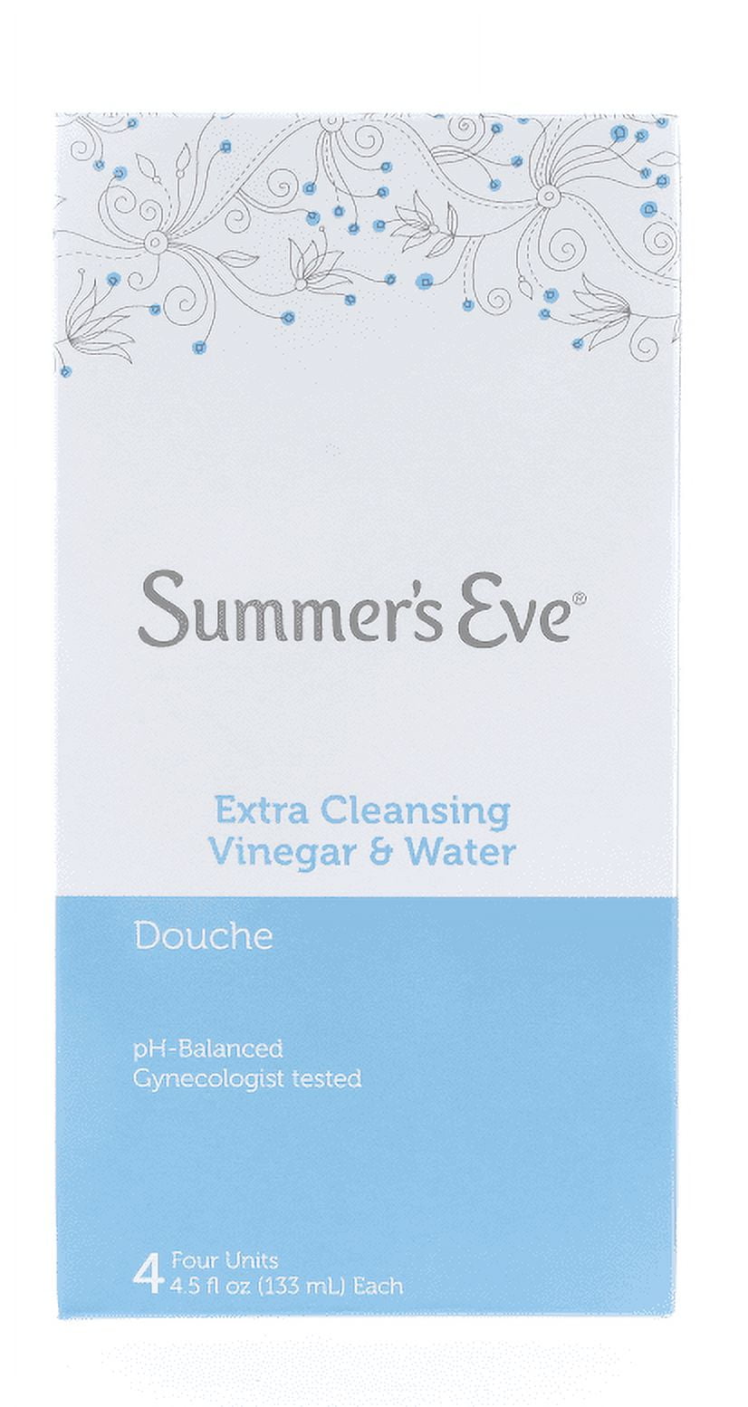 Summer's Eve Douches Extra Cleansing Vinegar and Water 4 ea (Pack of 3)