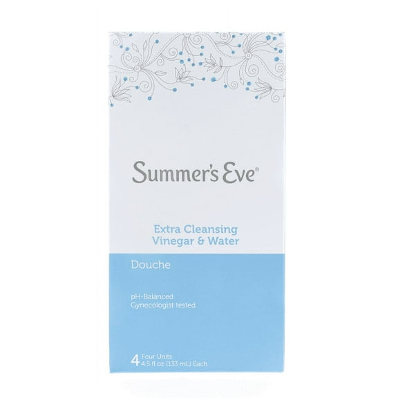 Summer's Eve Douches Extra Cleansing Vinegar and Water 4 ea (Pack of 3)