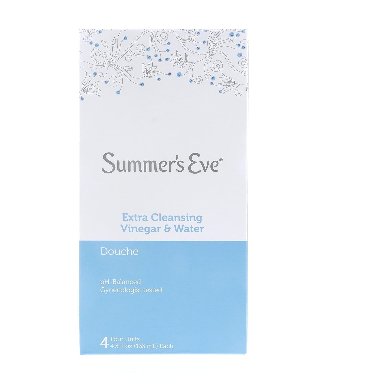 Summer's Eve Douches Extra Cleansing Vinegar and Water 4 ea (Pack of 4)