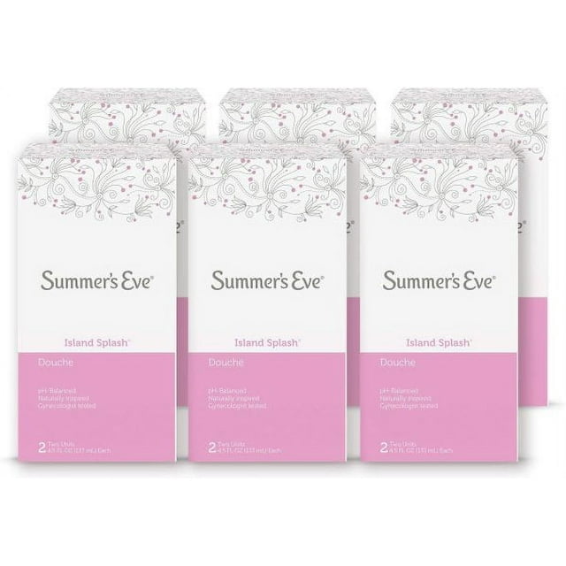 Summer's Eve Douches Island Splash 2 Each, 2 ct (Pack - 6)