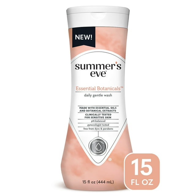 Summer's Eve Essential Botanicals Feminine Wash, 15oz