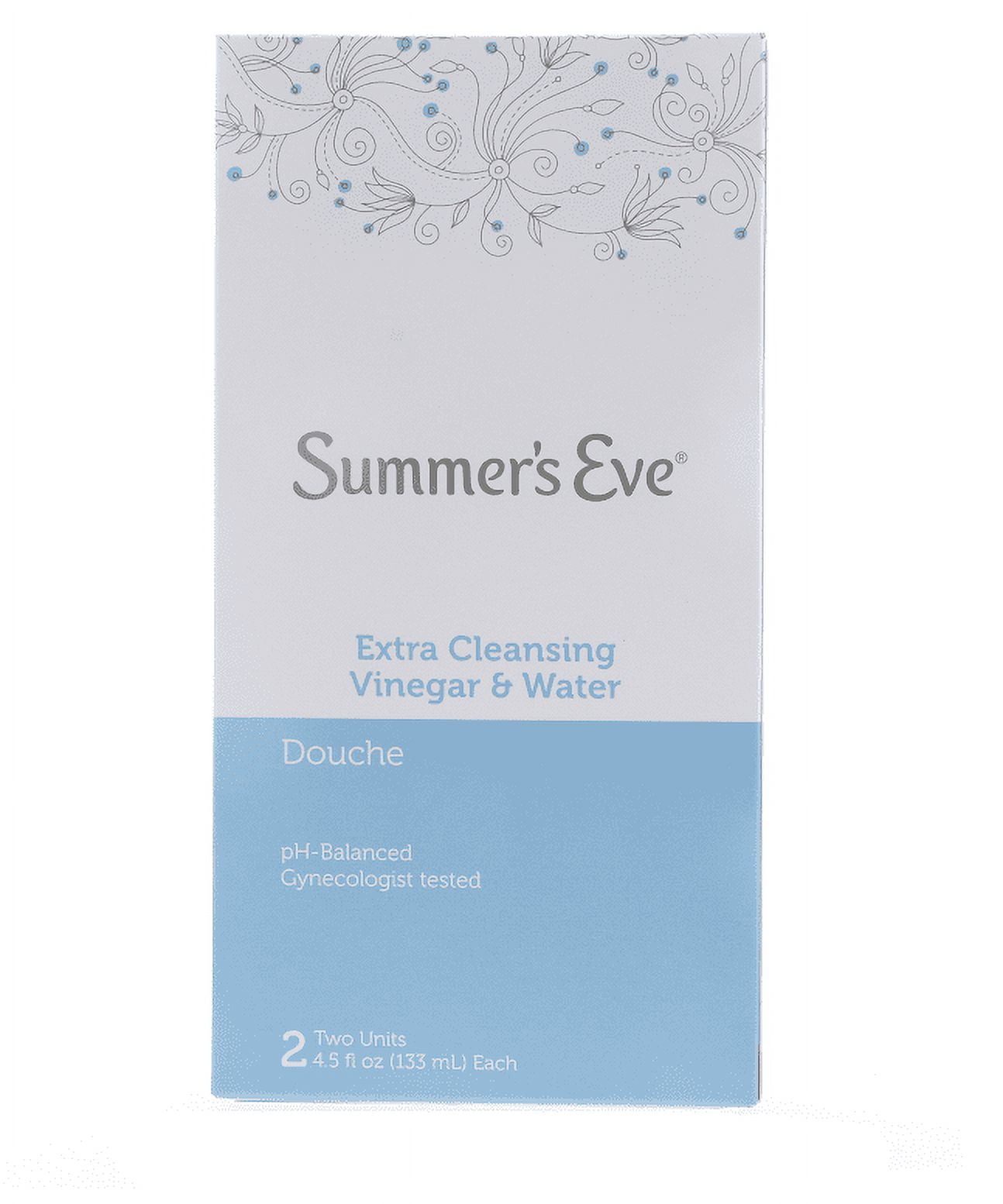 Summer's Eve Extra Cleansing Vinegar & Water Douche 2 Each (Pack of 6)