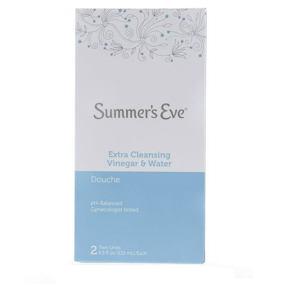 Summer's Eve Extra Cleansing Vinegar & Water Douche 2 Each (Pack of 6)