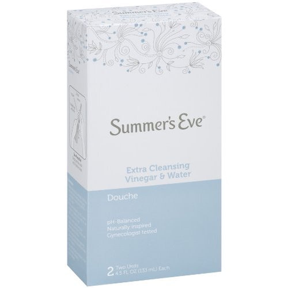 Summer's Eve Extra Cleansing Vinegar & Water Douche (Pack of 8)