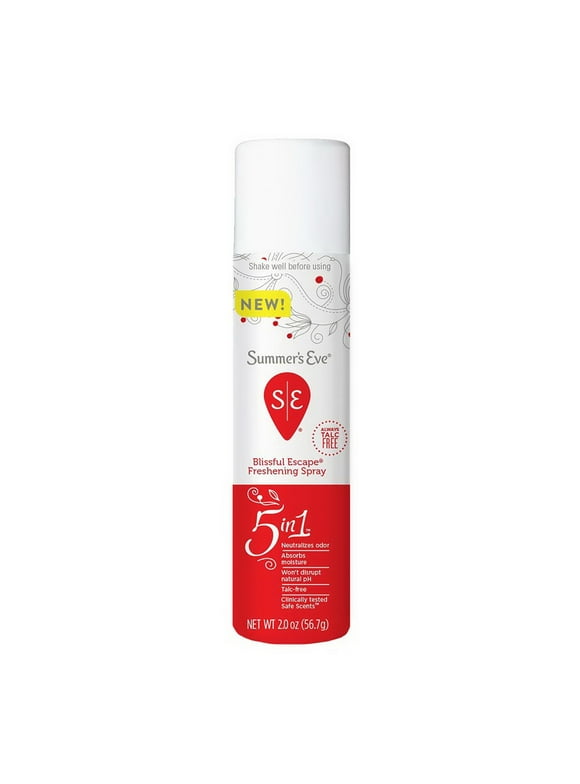 Summer's Eve Feminine Deodorant Freshening Spray, Blissful Escape, 2 Fl Oz, 2 Pack