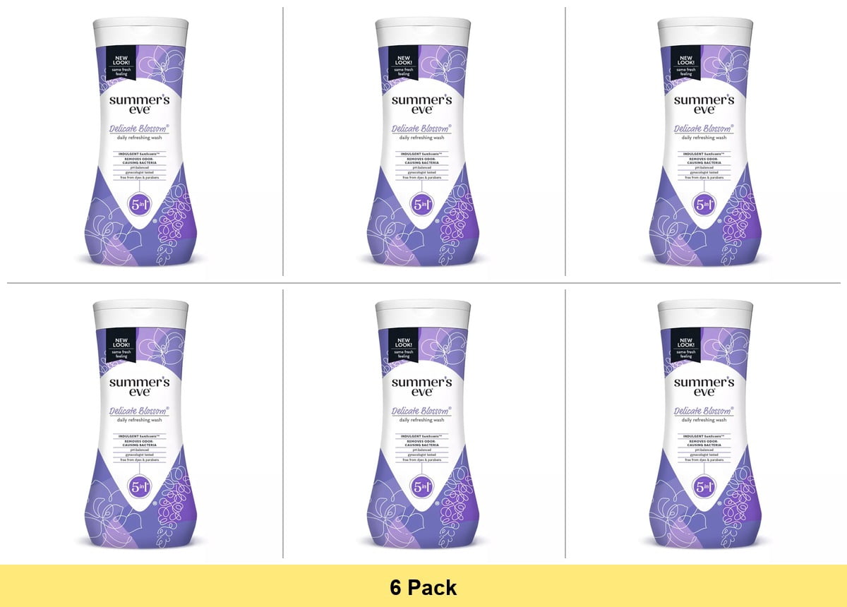 Summer's Eve Feminine Deodorant Spray Island Splash 2 oz - 6 Pack Bundle