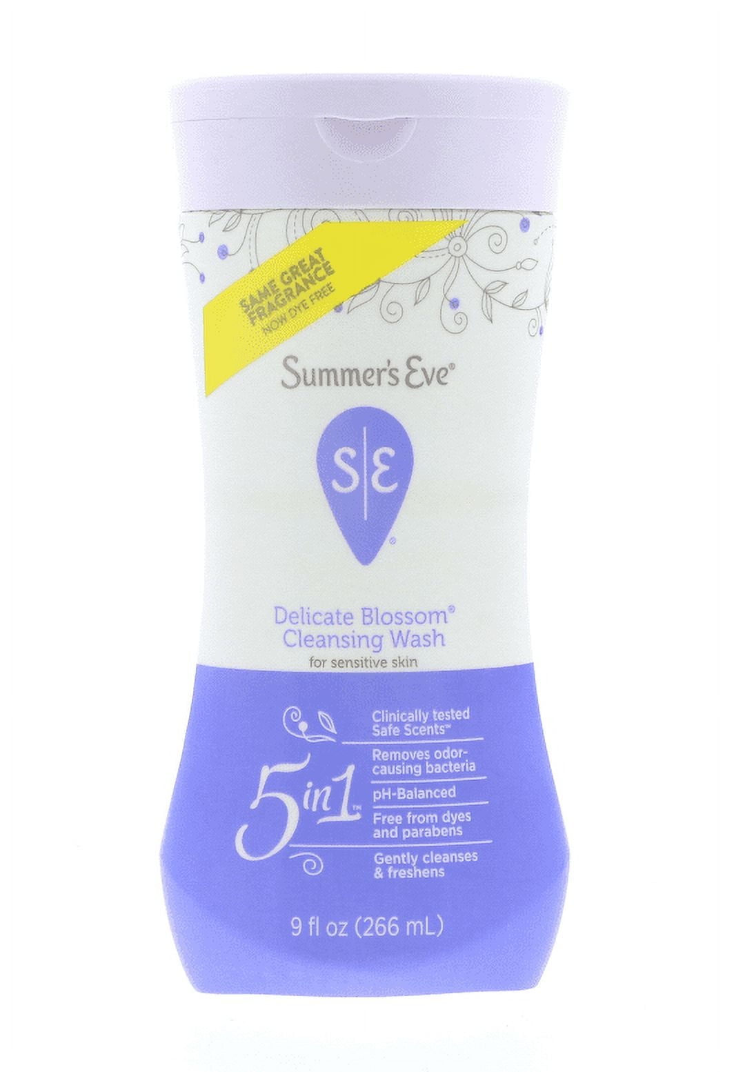 Summer's Eve Feminine Wash Für Sensible Haut – 9 Oz / 266 Ml, Für Frische & Sanfte Reinigung