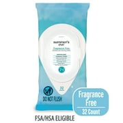 Summer’s Eve Fragrance Free Gentle Daily Feminine Wipes, Removes Odor, pH Balanced, 32 ct