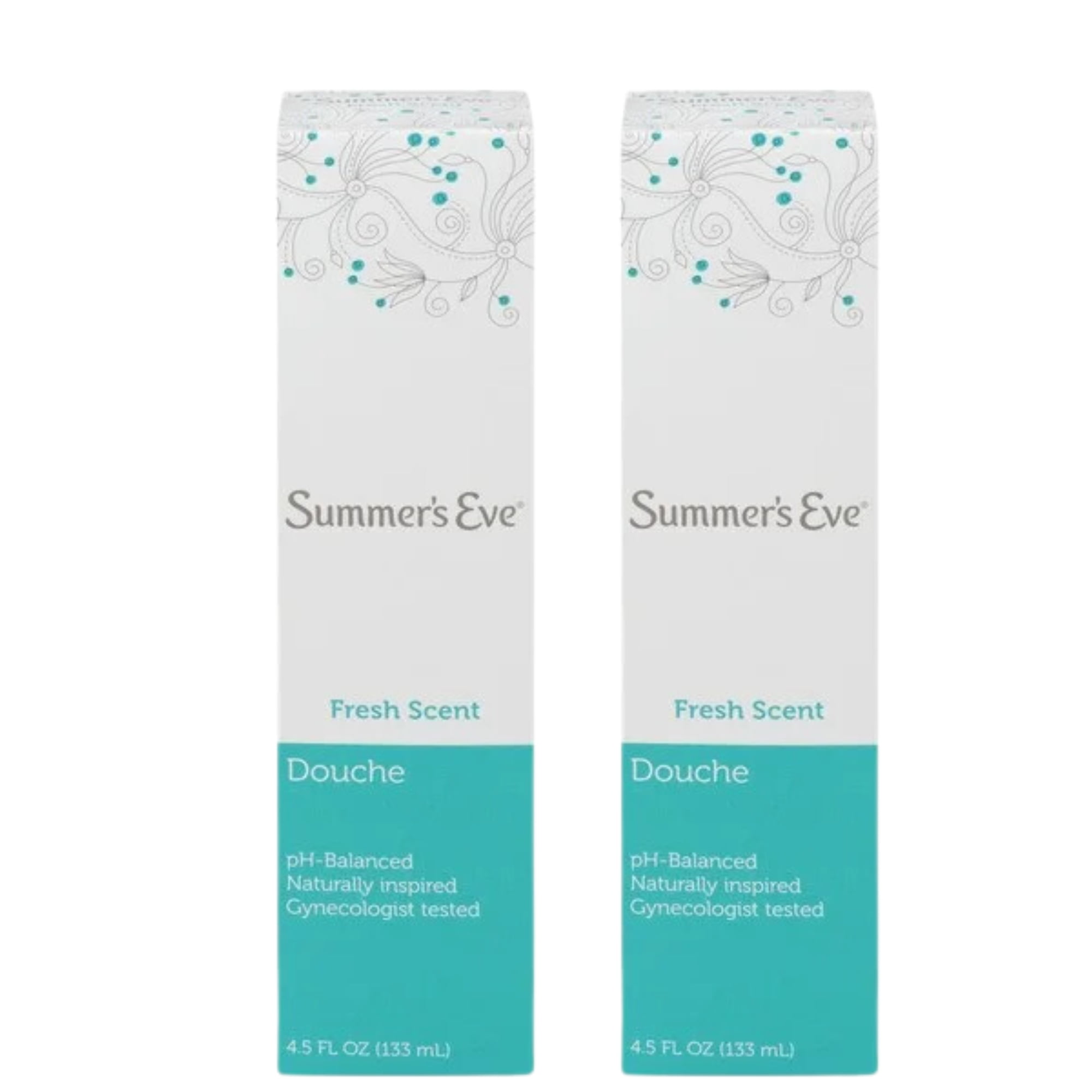Summer's Eve Intimate Wash for Women, Fresh Scent, 4.5 fl oz, Pack of 2