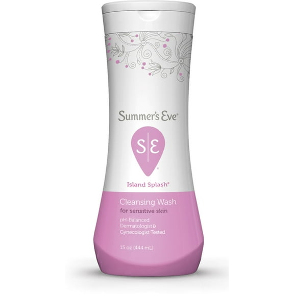 Summer's Eve Island Splash Cleansing Wash For Sensitive Skin 15 fl oz (Pack of 2)