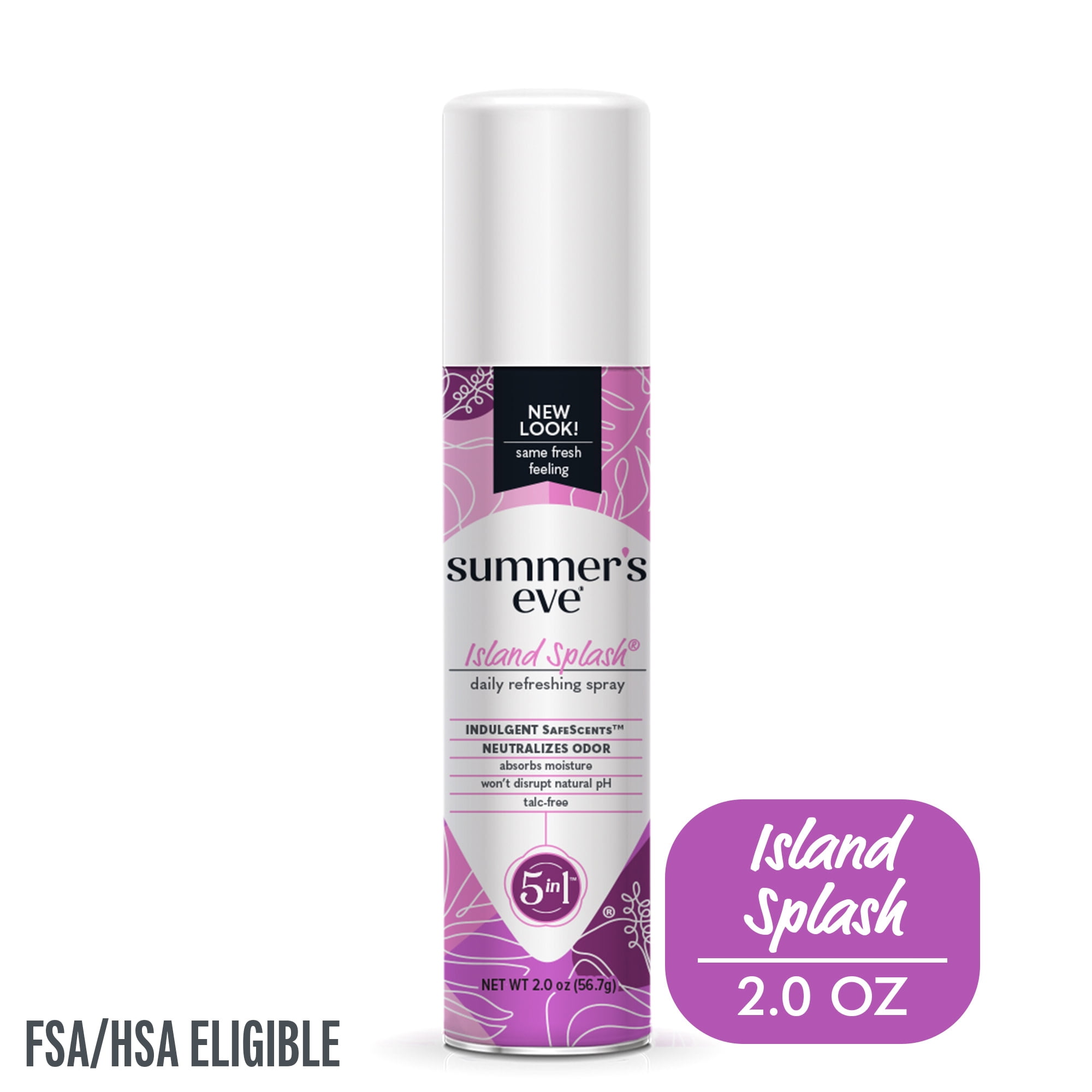 Summer’s Eve Island Splash Daily Refreshing Feminine Spray, 2 oz