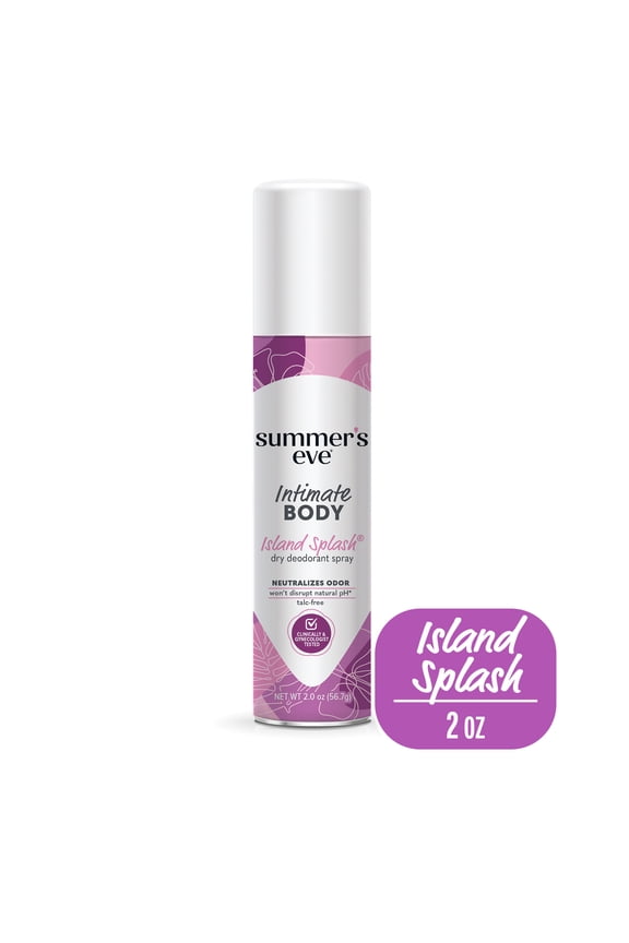 Summer’s Eve Island Splash Daily Refreshing Feminine Spray, 2 oz