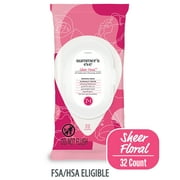 Summer's Eve Sheer Floral Daily Feminine Wipes, Removes Odor, pH Balanced, 32 count