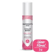 Summer s Eve Sheer Floral Daily Refreshing Feminine Spray, 2 oz