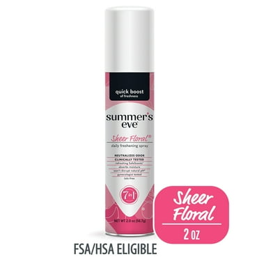 Summer's Eve Sheer Floral Daily Refreshing Feminine Spray, 2 oz