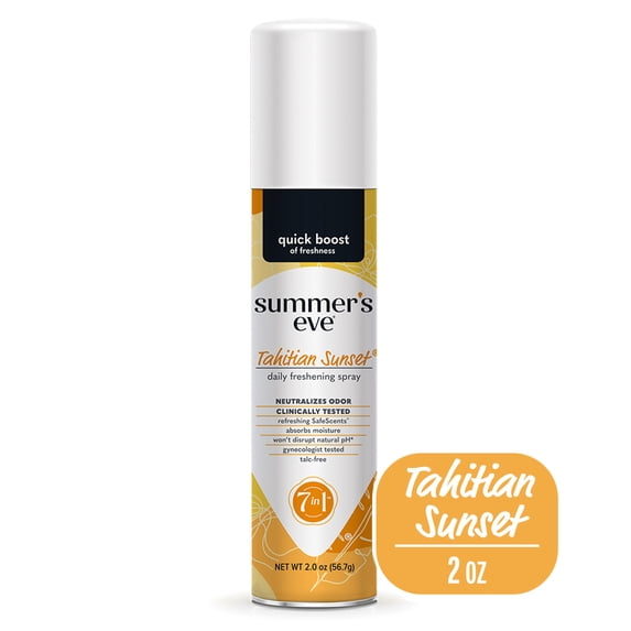 Summer’s Eve Tahitian Sunset Daily Refreshing Feminine Spray, 2 oz