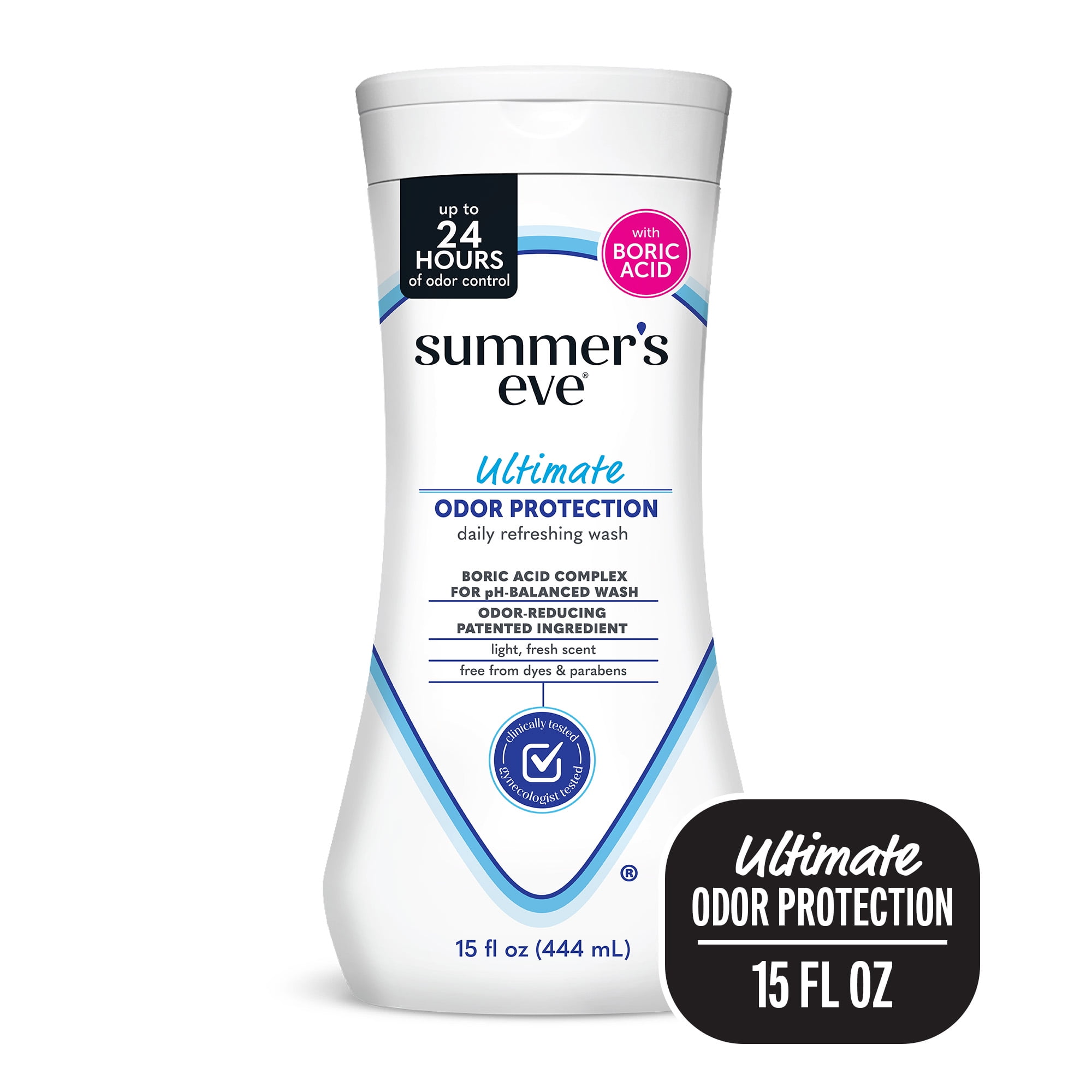 Summers Eve Ultimate Odor Protection Daily Feminine Wash, pH Balanced, 15 fl oz