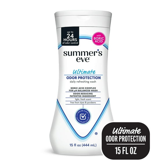 Summers Eve Ultimate Odor Protection Daily Feminine Wash, pH Balanced, 15 fl oz