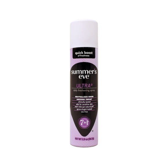 Summer's Eve Ultra Daily Freshening Feminine Spray, 7 in 1, Safe for Sensitive Skin, 2 oz - 24 Pack