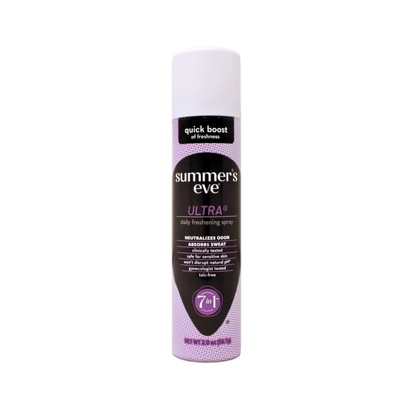 Summer's Eve Ultra Daily Freshening Feminine Spray, 7 in 1, Safe for Sensitive Skin, 2 oz