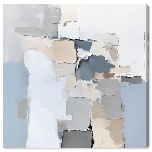 Summer's Passing Canvas Boho Minimalist by Art Remedy, Gallery Wrapped, 20 x 20