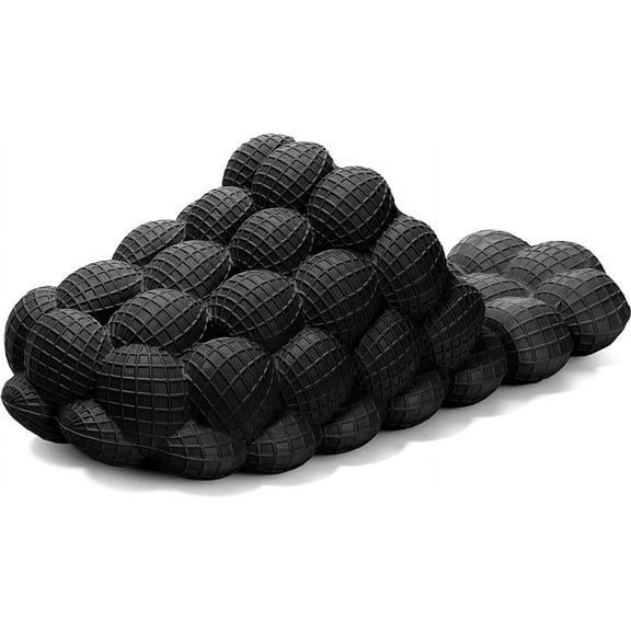 Summer sandals, adult and children's slippers, bubble slide | Super cushioning fun lychee massage cloud slide