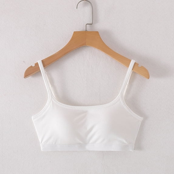LADIGASU Women's Solid Color Backless Sexy Seamless Push-Up U-Shaped Beautiful Back Underwear Everyday Bras
