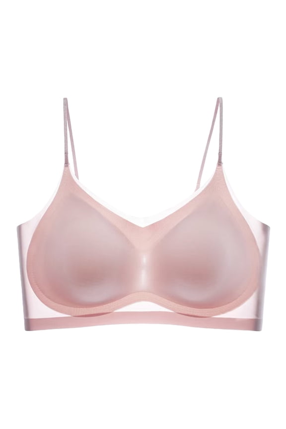 Summer seamless ultra-thin plus size ice silk comfort bra