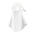 thumbnail image 1 of Summer sunscreen full face mask female outdoor ice silk veil thin hollow breathable face towel, 1 of 6