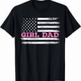 thumbnail image 1 of Summer t Shirts Girl Dad Father'S Day Dad Daughter, Dad of Girls Outnumbered T-Shirt Adult Men'S Loose And Comfortable Cotton, 1 of 5