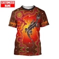 thumbnail image 1 of Summer t shirt 3D Printed Personalized Aboriginal Man Playing The Didgeridoo T-Shirt Street Trend Wild Unisex Tee shirt TTD08, 1 of 16