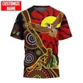 thumbnail image 1 of Summer t shirt 3D Printed Personalized Aboriginal Man Playing The Didgeridoo T-Shirt Street Trend Wild Unisex Tee shirt TTD08, 1 of 16