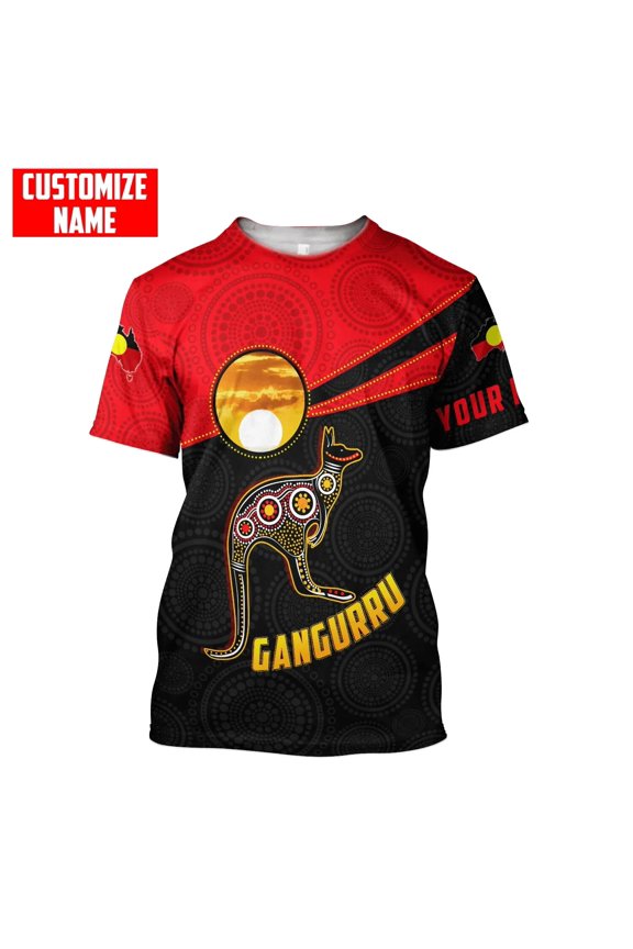 Summer t shirt 3D Printed Personalized Aboriginal Man Playing The Didgeridoo T-Shirt Street Trend Wild Unisex Tee shirt TTD08