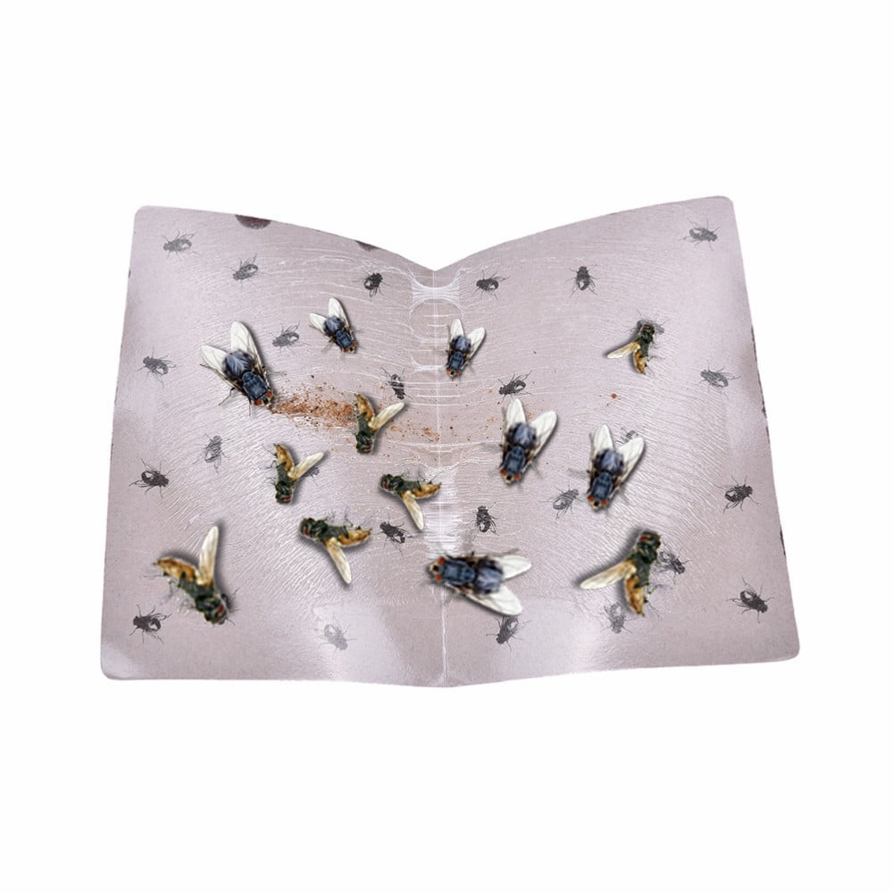 Summer ticky Glue Paper Fly Trap Catcher Catcher Board Fly Swatter For