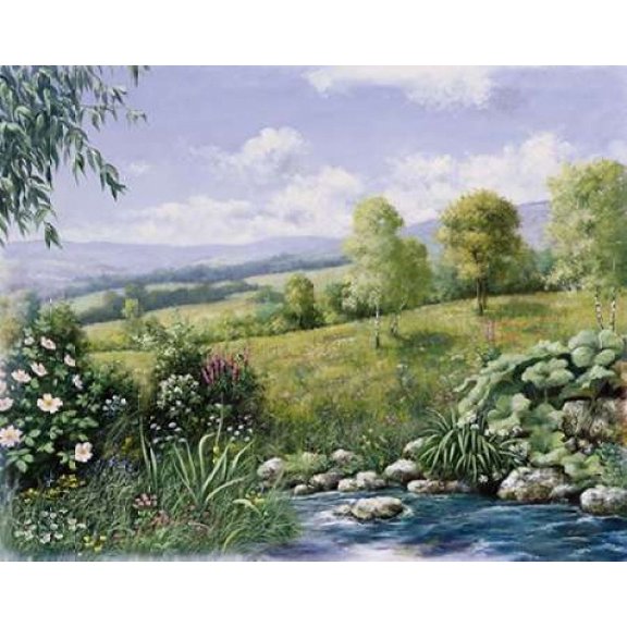 Summer time Canvas Art - Peter Motz (24 x 30)